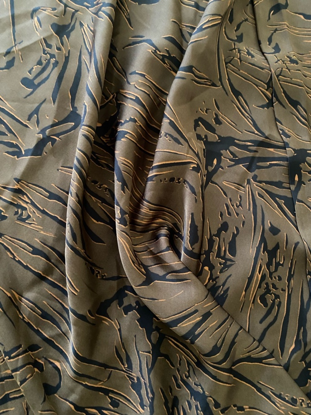 Nordstrom Brown and Black Maxi Skirt with Abstract Print - Picture 6 of 6